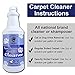 BUBBA'S ROWDY FRIENDS Bubbas Carpet Cleaner Solution for Shampoo Machine - Best Deep Cleaning Solution for Carpets, Rug, Couch, and Car - Works in Any Shampooer - Pet Home Essentials