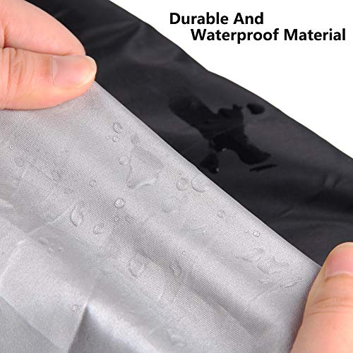 Bumlon Bicycle Covers Outdoor Storage Waterproof for 2 or 3 Bikes Bike Cover Windproof Dustproof Anti-UV Bike Trap with Lock Hole Suits Mountain Bike Road Bike