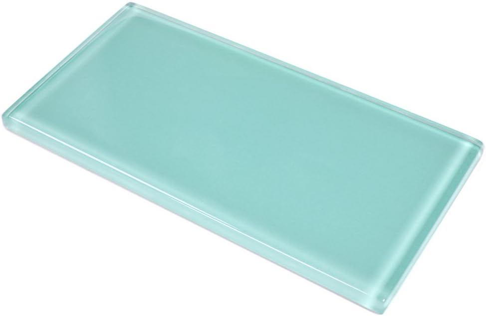 Giorbello G5911 Glass Subway Tile, Teal