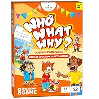 Clever Fox Play - Who What Why Conversation Cards for Kids