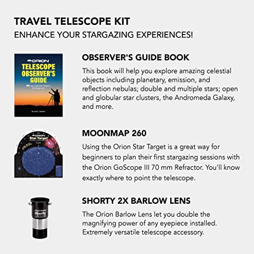 Orion Observer Ii 70Mm Altazimuth Refractor Telescope Kit #TOP4
