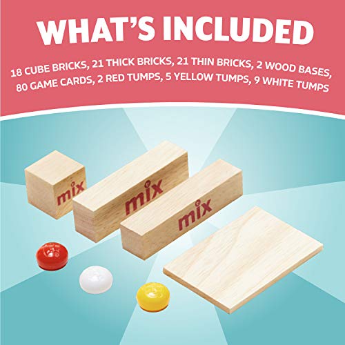 Tummple Mix Wooden Block Stacking Game For Adults And Kids #TOP4