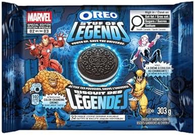 Marvel Oreo Stuf of Legends cookies, Limited Edition, 303g - 4