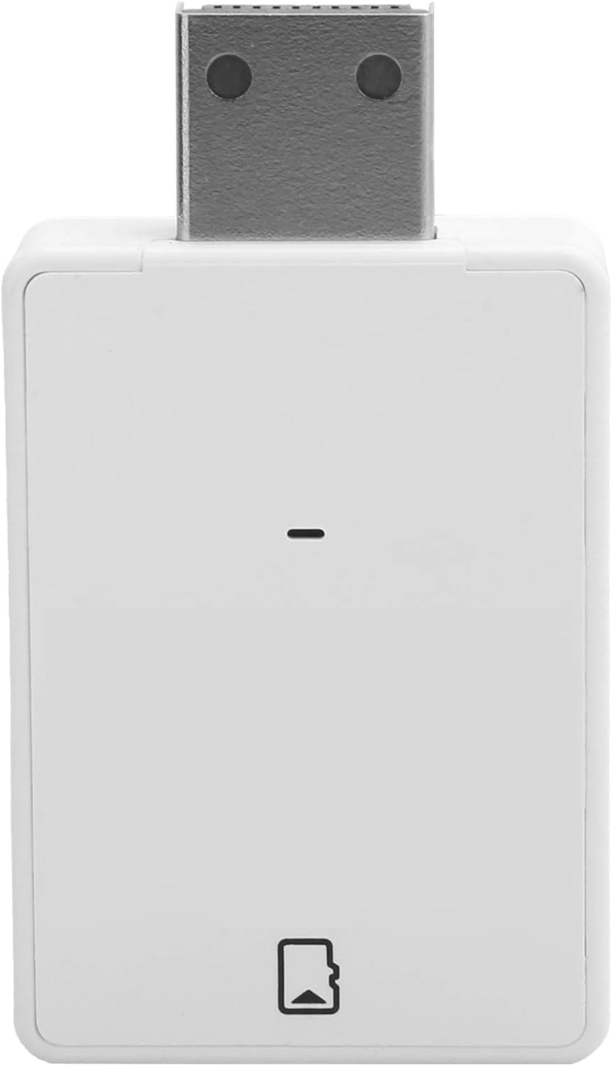 Keenso Memory Card Adapter Reader HighQuality Game Console Card Reader for, Plug and Play for V4.0, ABS Material