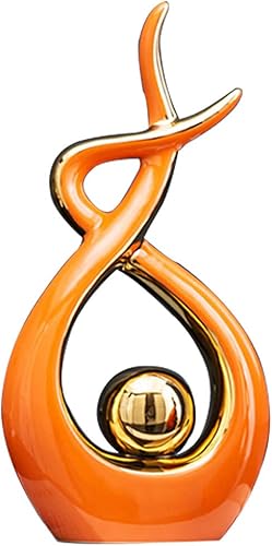 Vista 60 de Norrclp - Decoración para el hogar, arte abstracto moderno, estatua de cerámica, decoraciones de centro de mesa para el comedor, la sala de estar