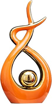 Norrclp Home Decor Modern Abstract Art Ceramic Statue Table Decor Large