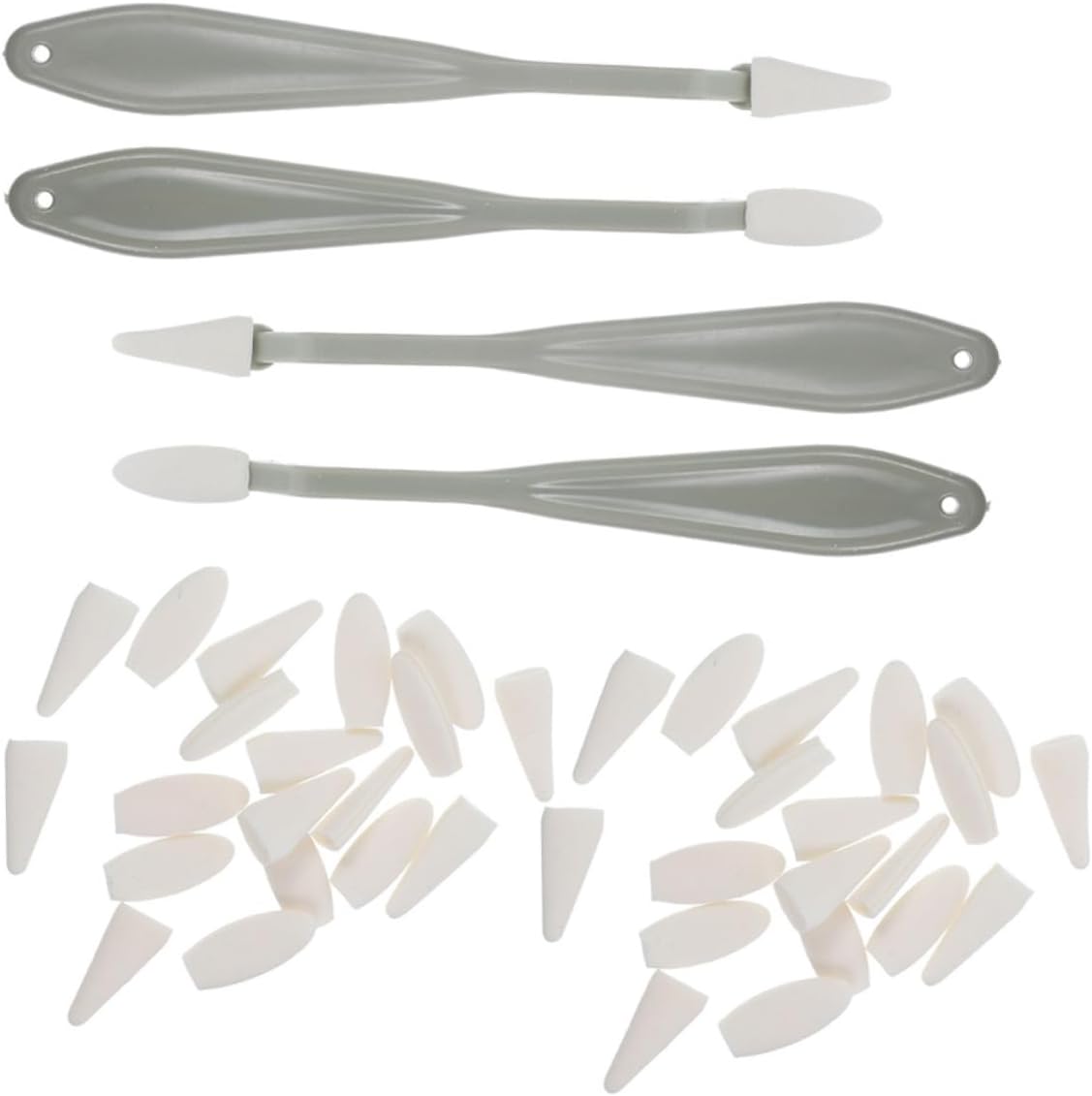 Tofficu 10sets Drawing Sponge Sketching Wiper Brush Blending Sticks for Drawing Sponge for Art Projects