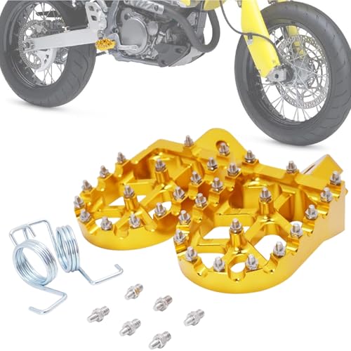 Repose-pieds de moto CNC en aluminium anodisé pour Pit Bike et Dirt Bike