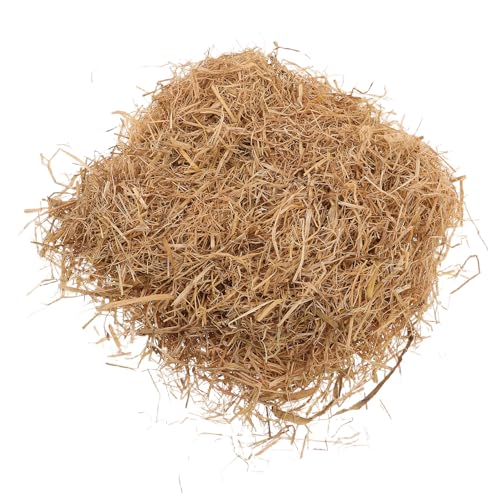 ifundom Natürliches Kaninchenstroh Nestmatte 0,5 kg Trockenes Weiches Stroh als Nistmaterial und Heustreu für Kleintiere Wiederverwendbare Nistunterlage für Kaninchen und Geflügel im