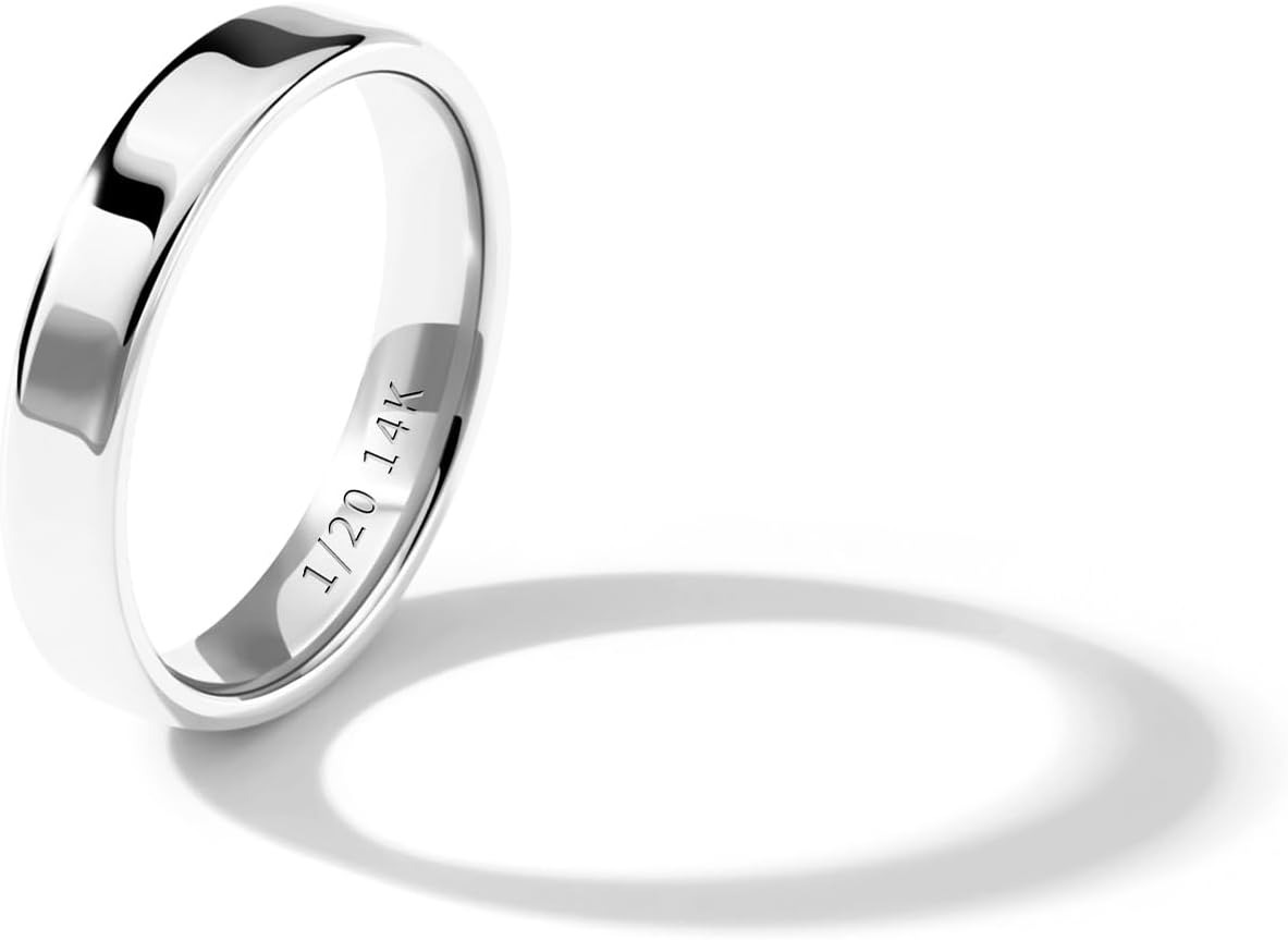 3pcs 14K Gold Plated Rings for Women Dainty Gold Stacking Band Thin Gold Thumb Pinky Finger Ring Non Tarnish Comfort Fit Size 5 to 10 | 2mm 4mm 6mm | Gold and Silver - Image 3