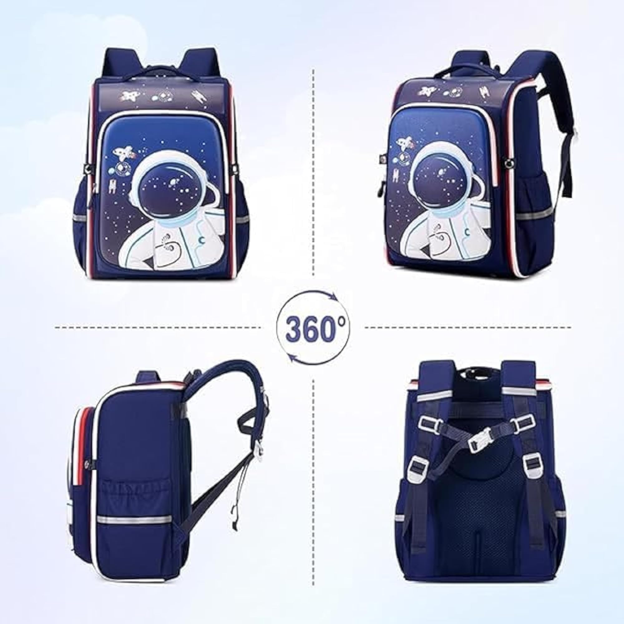 3D Astronaut Design School Bag, Cute Stylish Backpack