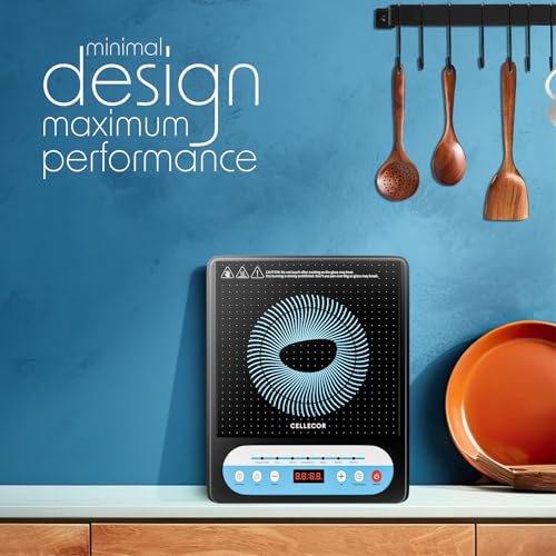 Image of CELLECOR ICT04CE Induction Cooker | 2000W | Fast Cooking | Digital Display