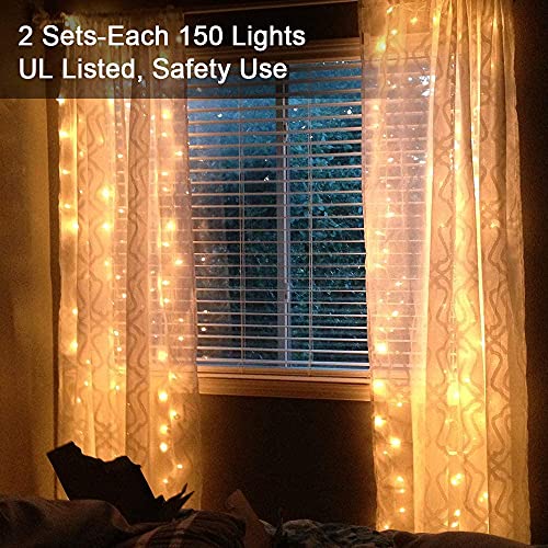 Christmas String Lights, 300 Count 69.6ft White Christmas Lights Connectable, 120V UL Certified Incandescent Christmas Tree Lights, White Wire Xmas Lights for Home Wedding Party Decor, Warm White - Image 4