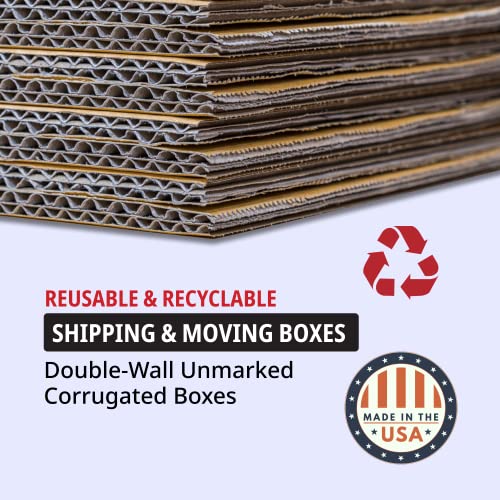 Image of Tape Logic TLHD302020DW Double Wall Boxes, 30 x 20 x 20, Kraft (Pack of 10)