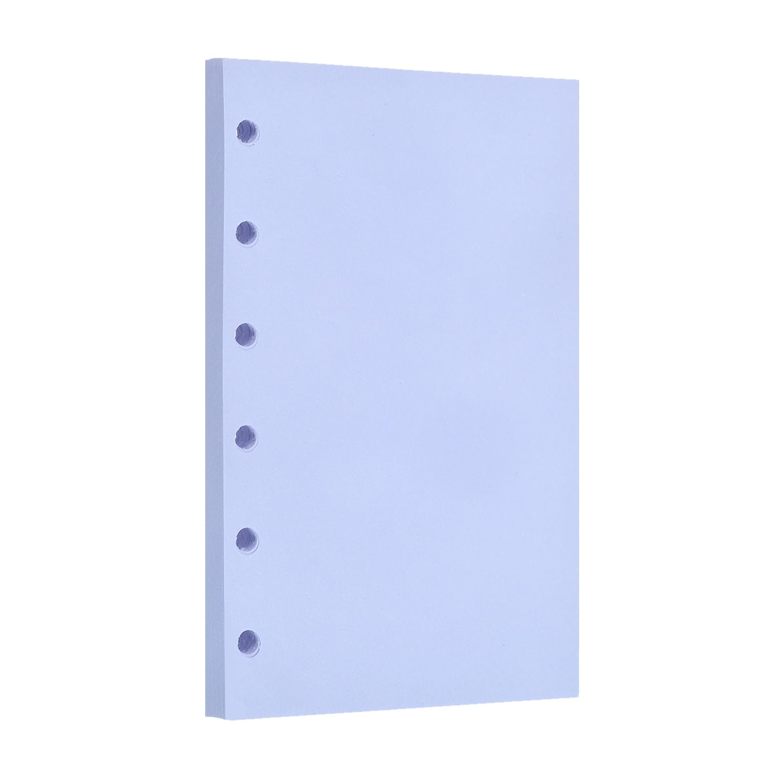 PATIKIL A7 Blank Refill Paper, 60 Sheets/120 Pages Loose Leaf Papers 6 Hole Planner Refills Inserts for 6 Ring Refillable Binders Notebook Filler Insert Diary Journals, Purple