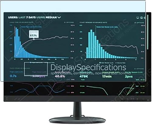 Puccy 2 protectores de pantalla antiluz azul, compatible con Lenovo D22-20 21.5" monitor de pantalla TPU protector (no protectores de vidrio