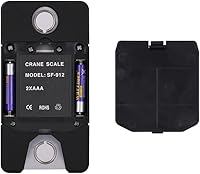 Vista 3 de Klau Báscula digital de peces con sensor de alta precisión de 661.4 lbs / 600 libras, báscula de grúa industrial, básculas colgantes, color negro