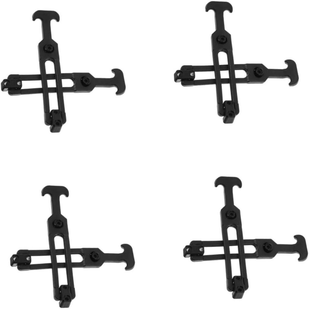 8pcs Rubber T-Handle Draw Latches Elastic Toolbox Locking Hasps for Toolboxes Coolers and Machinery Covers and Easy to Install