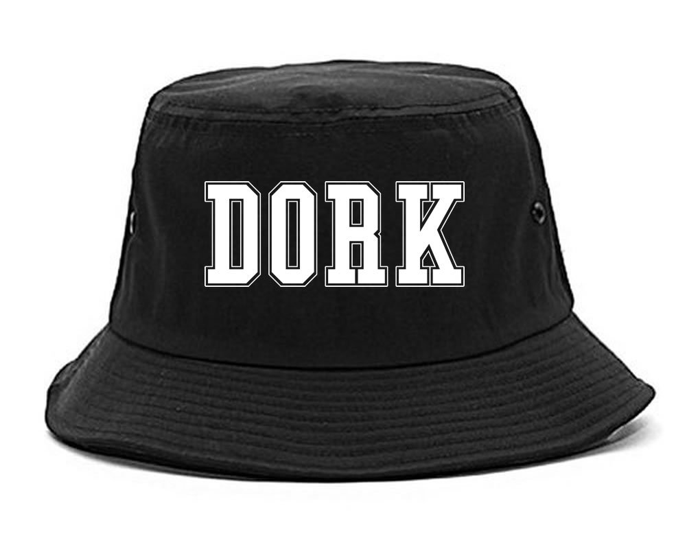 Kings Of NY Dork Style Nerd Geek Loser College Bucket Hat Black