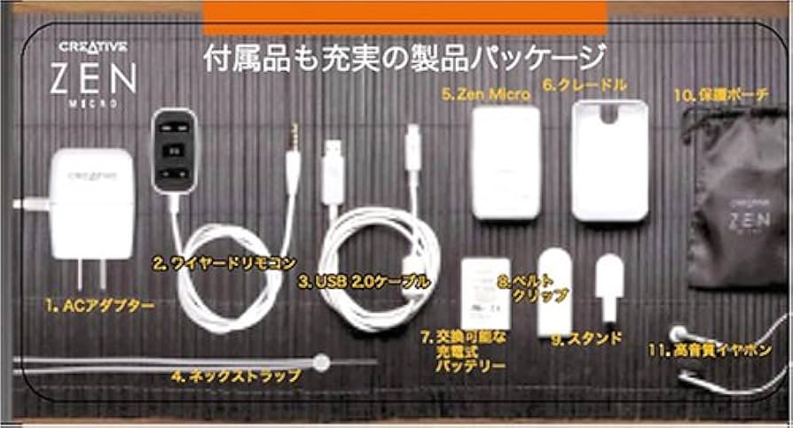 Amazon.co.jp: Creative Zen Micro 5GB シルバーモデル [CZM5G