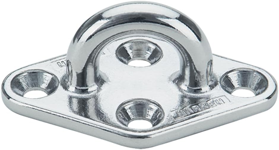 Harken Diamond Pad Eyes, large stainless diamond padeye