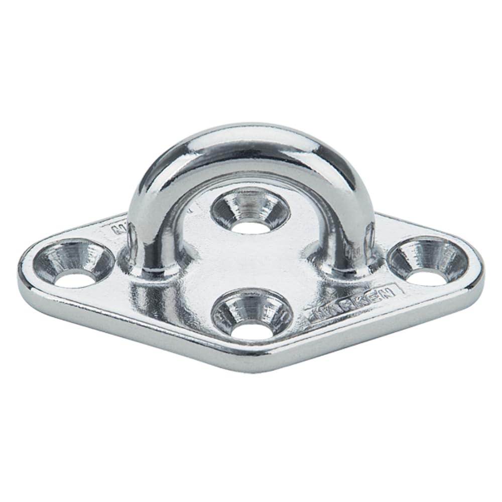 Harken Diamond Pad Eyes, large stainless diamond padeye