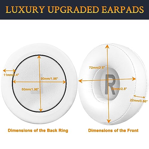 SOULWIT Earpads Replacement for Sony WH-CH500/CH510/CH520,MDR-ZX100/ZX110/ZX110NC/ZX220/XB200/ZX300/ZX330BT,MDR-V100/V150/V200/V250/V300/V400 - Image 3