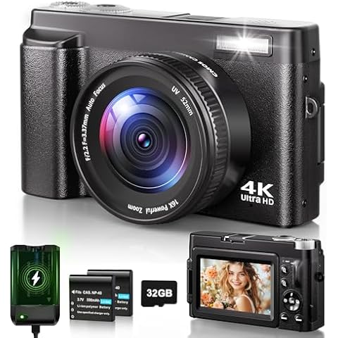 IXNAIQY Appareil Photo Numérique 4K Cover