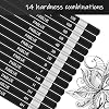 Professional Triangular Drawing Sketching Pencil Set,6H,4H,2H,H,HB,F,B,2B,3B,4B,6B,8B,10B,12B Graphite Shading Pencils Gift for Beginners,ProArtists,Drawing,Drafting,Sketching,Shading(14 Pcs)