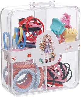 Clip22-49 Girls Elastic Hair Tuck Set - Multi Color
