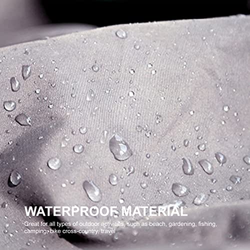 Henniu Touca de sol com aba removível para rosto e pescoço com aba de secagem rápida respirável chap