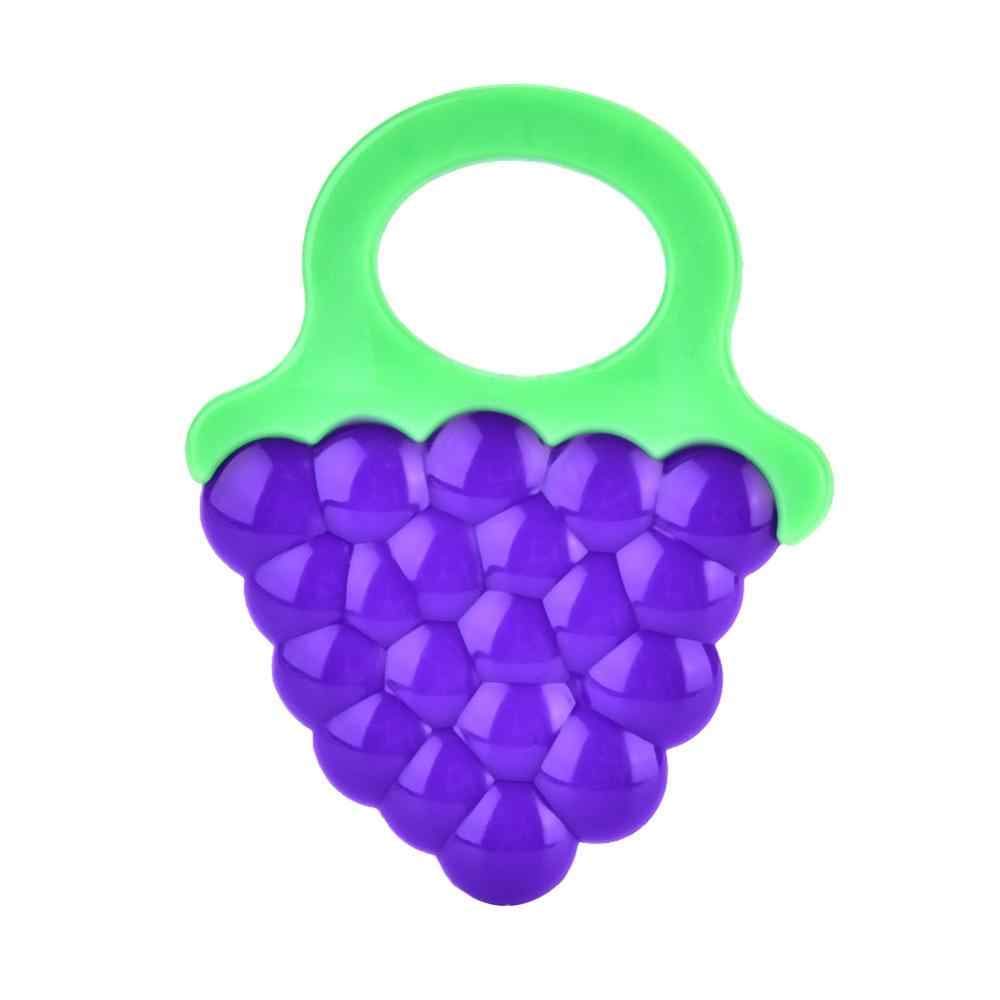 THE LITTLE LOOKERS Silicone Fruit Shape Teether for 0 to 12 Months Baby/Toddlers/Infants I 100% BPA Free Teether (Grapes, Pack of 1)-image-40
