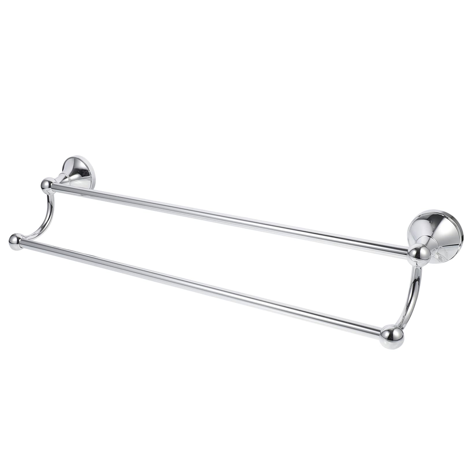 Porte-serviettes laiton argenté COLLBATH moderne pour un bain relaxant