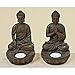 Produktbild Buddha Teelichthalter im 2er Set je 19 cm