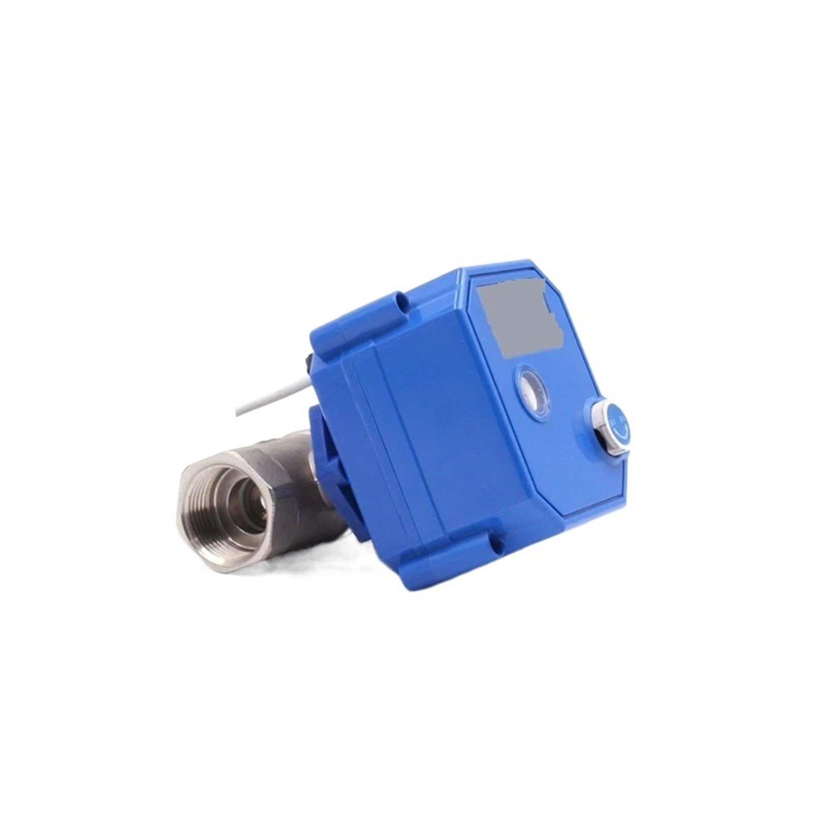 Vanne à Sphère, Vanne À Bille Motorisée en Acier Inoxydable 1/2, 3/4 ", 1", 304, Vanne À Bille Électrique avec Interrupteur Manuel, Actionneur Électrique(1/2",12_CR02)