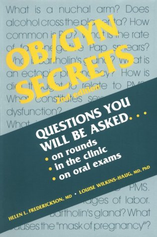 OB/GYN Secrets 156053205X Book Cover