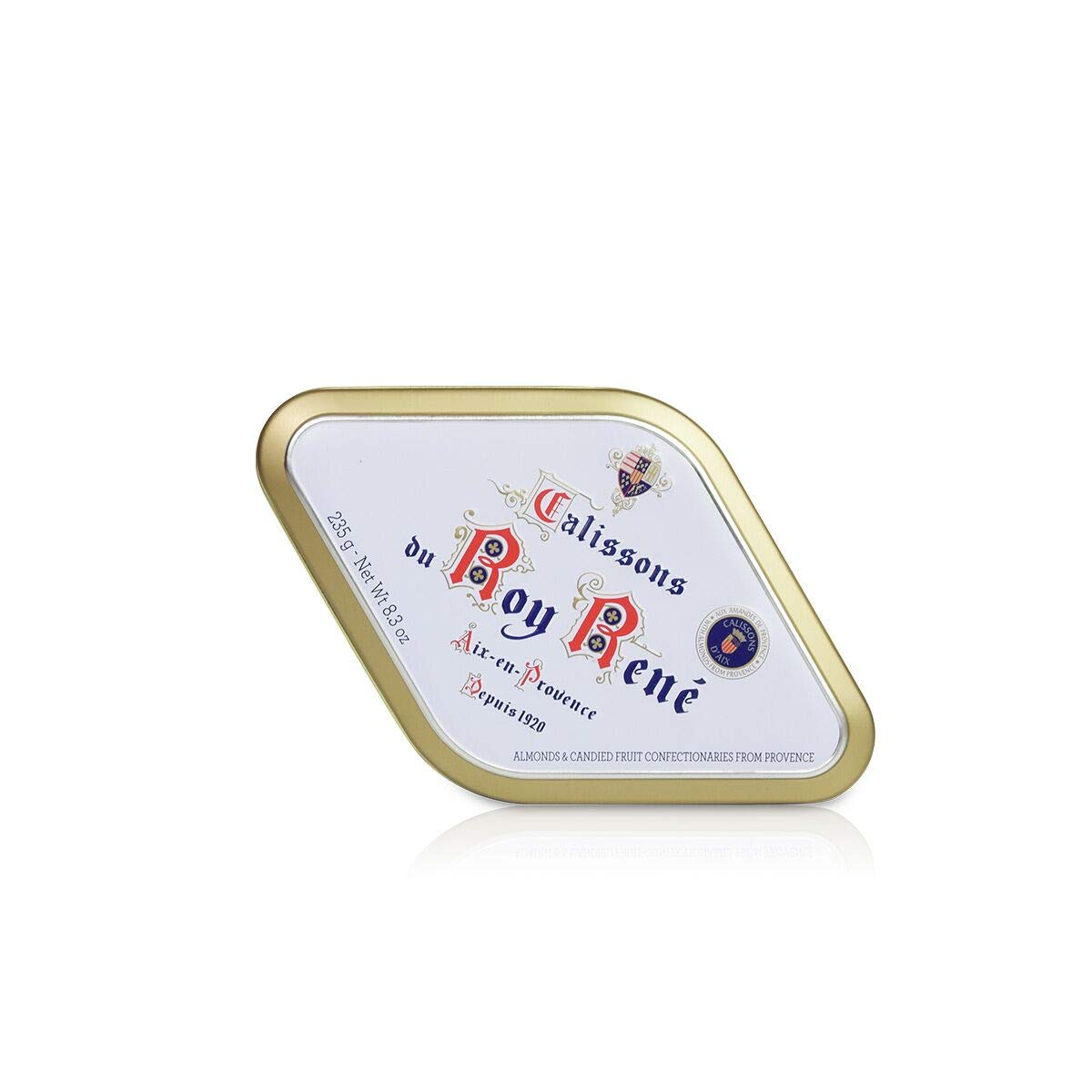 LE ROY RENÉ Epicerie Fine - Aix Calions w diamentowym pudełku lub z tradycją metalową: (Zestaw 1, 18 kalionów - pudełko 235g)