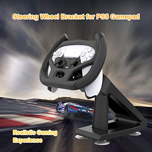 Volant de Jeu avec Support pour Manette PS5 fini le manque de précision en virage - 3