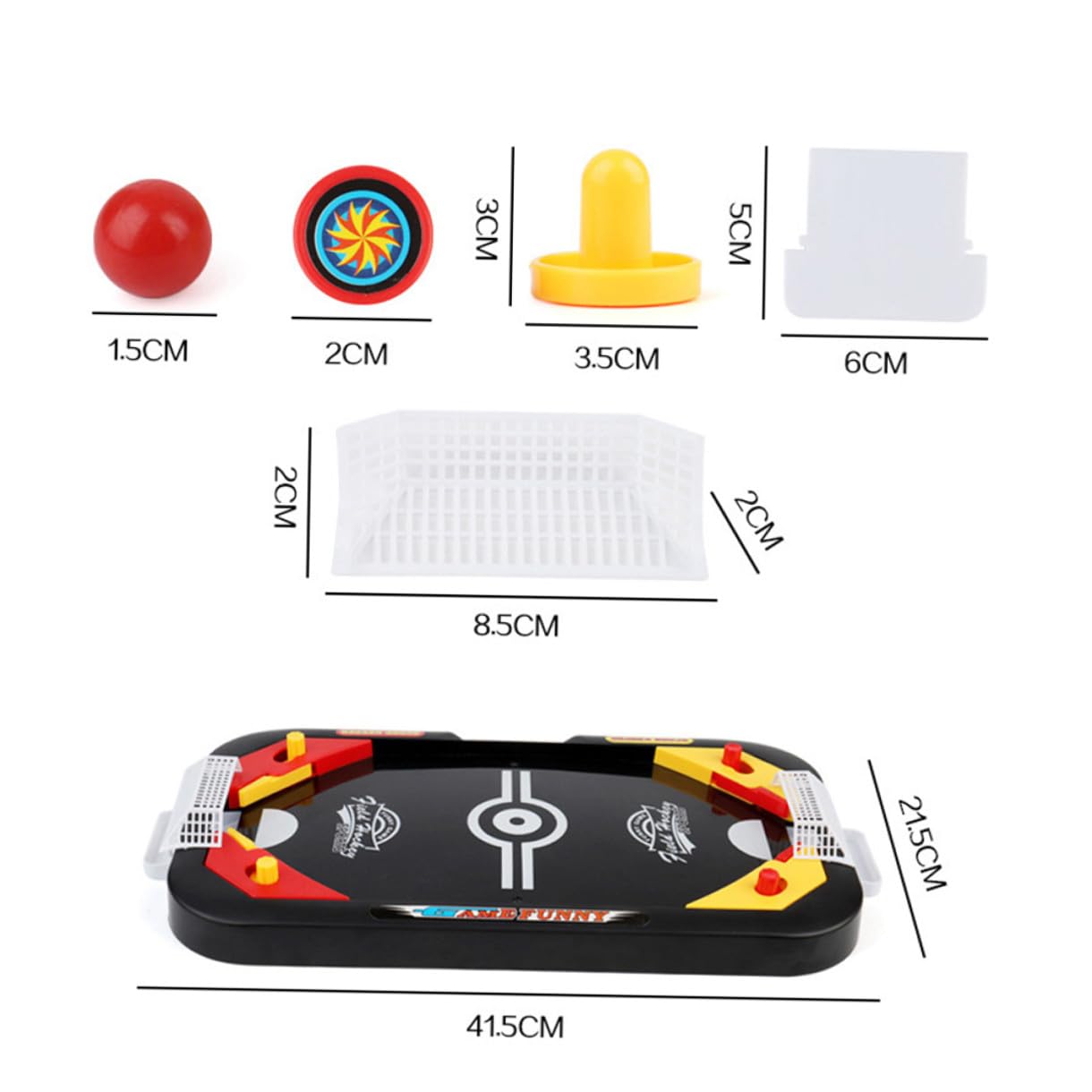 SOIMISS Jeu de Hockey sur Glace de Table pour Garçon et Filles | Baby-foot, Plastique, Jeu D’éveil Interactif, pour Garçon et Filles et Moments Parent-garçon et Filles