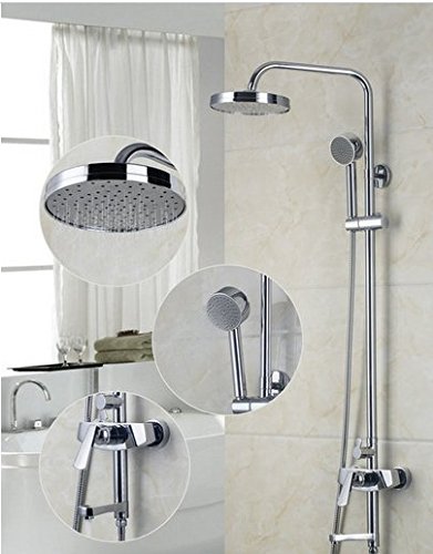 Mitigeur cascade chromé Gowe à poignée simple pour un contrôle précis du débit de douche