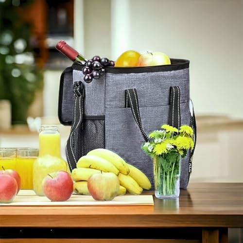 Bolsa Térmica Porta Vinho Wine Bag Para Bebidas Garrafas Taças Com Alça Premium