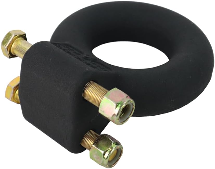 Shocker HD 10-Ton 3" Pintle Ring - Vertical Channel Mount - 20,000 lbs with Mounting Hardware