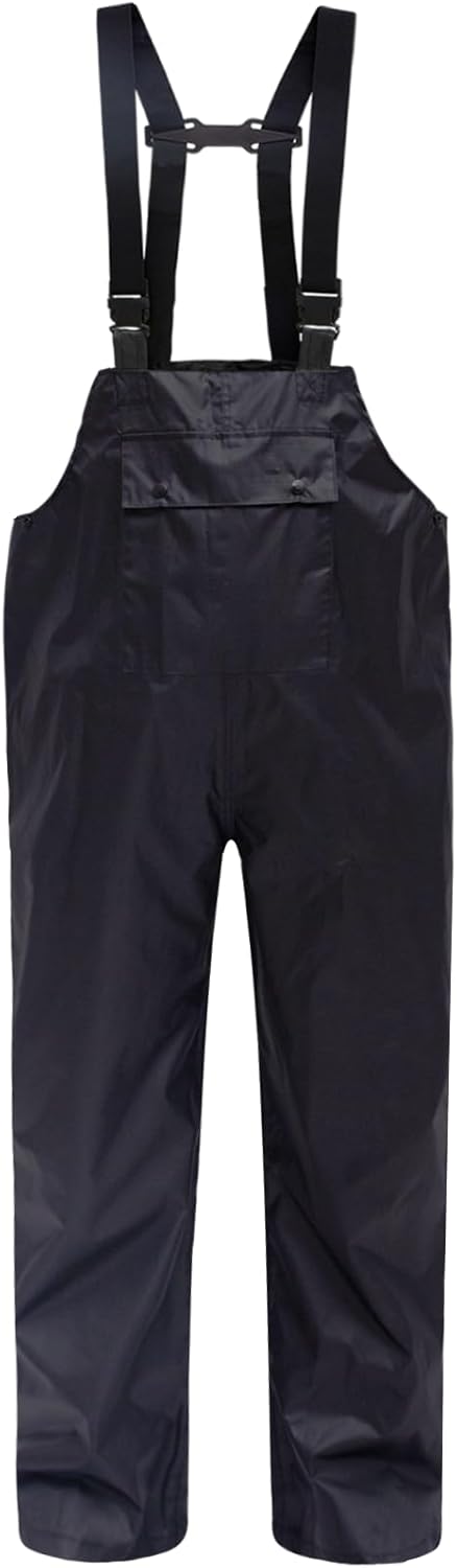 Waterproof Bib Pants for Men Women Lightweight Rain Gear Safety Overalls Outdoor Fishing Trousers - Image 3