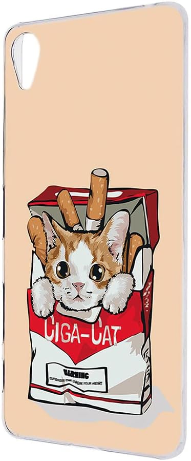 Amazon Co Jp Ffany Xperia Xa 海外端末 F3113 F3115 F3116 スマホケース ハードケース シガーキャット 赤箱 猫 Cat タバコ キャラクター エクスペリア ケース Simフリー スリム 薄型 Ciga 2 H 家電 カメラ
