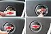 Steering Wheel Bowtie Overlay Decal - 2007-2013 Silverado - (Color: Gloss Red)