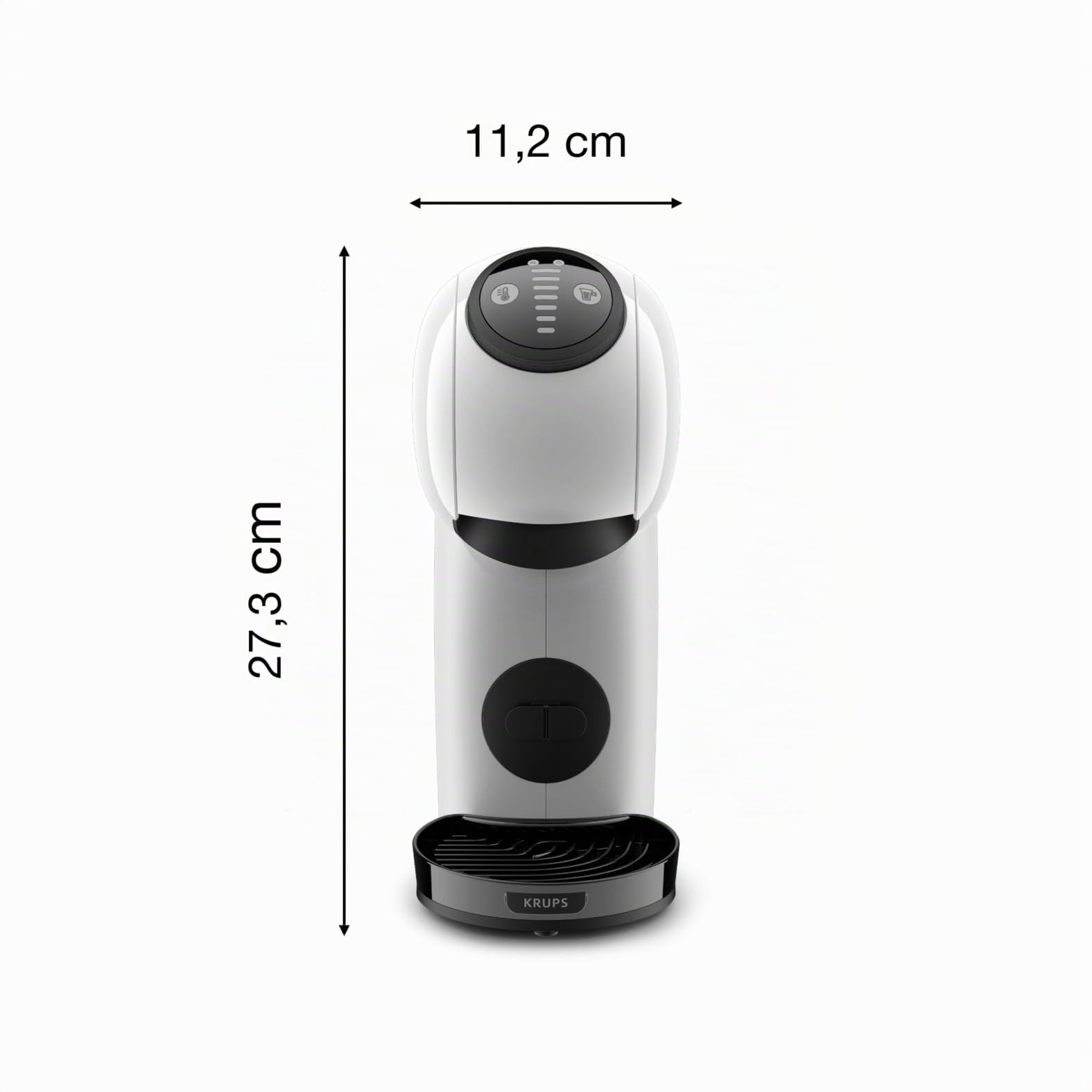 NESCAFÉ DOLCE GUSTO Krups Genio S Macchina per Caffè Espresso e Altre bevande in capsula, Automatica, Bianco