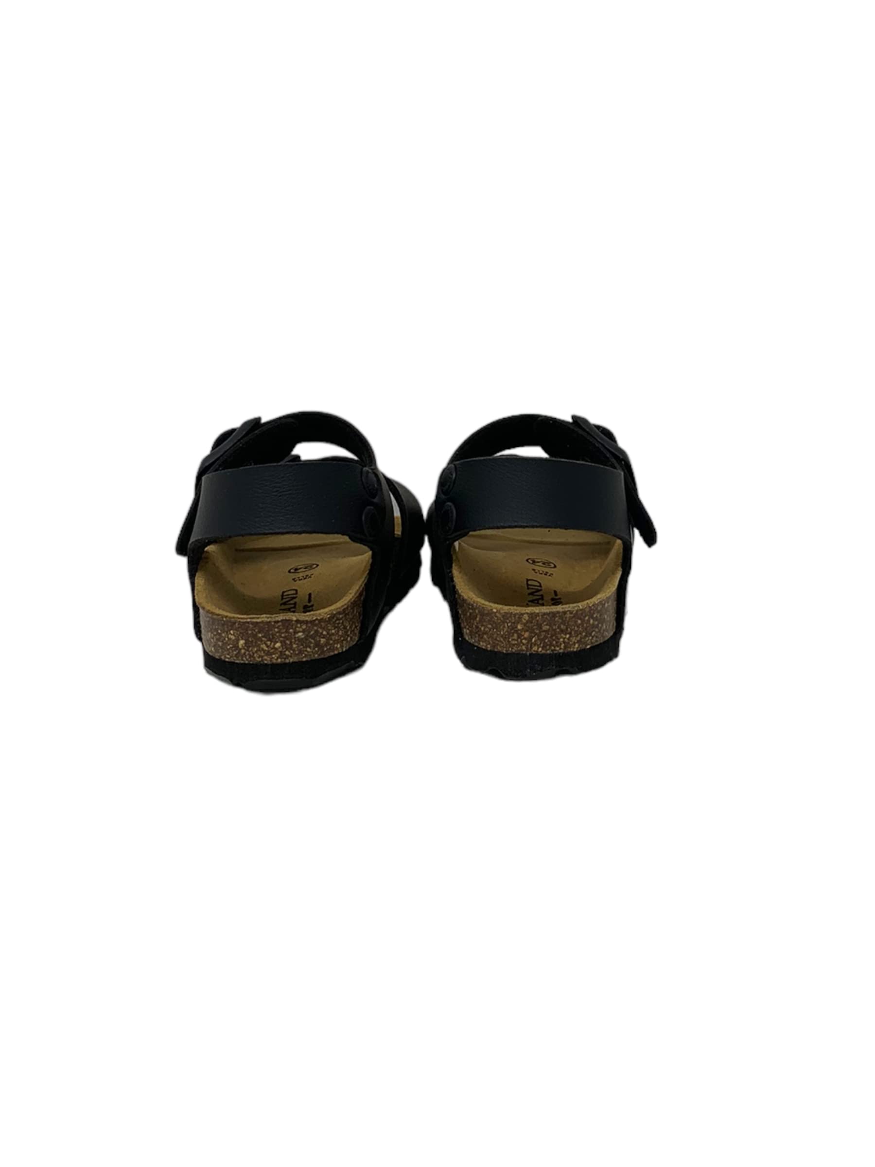 Grunland Luce SB1206 32/38 Nero Scarpe Sandali Bambino Doppia Fibbia