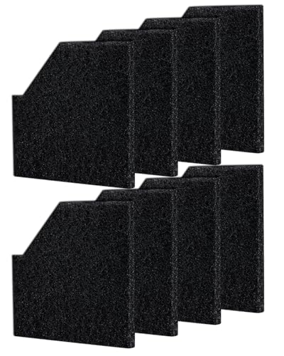 Cunina 8 Pack Medium Aquarium EcoRenew Filter Cartridges Compatible with Aqueon QuietFlow Internal Filter with SmartClean Technology 30G & for SmartClean Filters 20G, Fish Tank Filter Cartridges