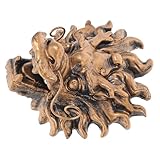 Fontaine d'eau extérieure : la sortie d'eau en forme de tête de dragon de cette fontaine extérieure ajoute une touche unique et accrocheuse à tout espace extérieur, décorations de fontaine d'arrière-cour