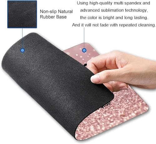 Image of Premium-Textured Mouse Pad, Non-Slip Rubber Base Mousepad for Laptop, Computer & PC, 9.5x7.9 in - Enhanced Precision, Ergonomic Comfort, Ideal for Gaming & Office (Inspirational Quote)